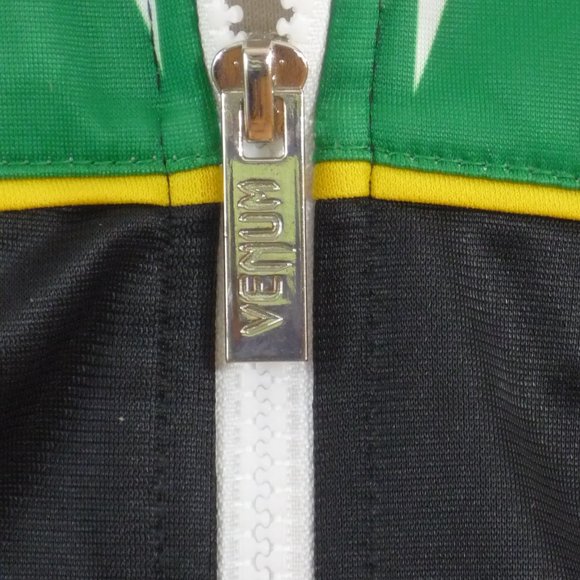 NWT JACKET VENUM SPORT TEAM BRAZIL XXL (SEE MEASUREMENTS) BLACK GREEN YELLOW - Picture 4 of 5